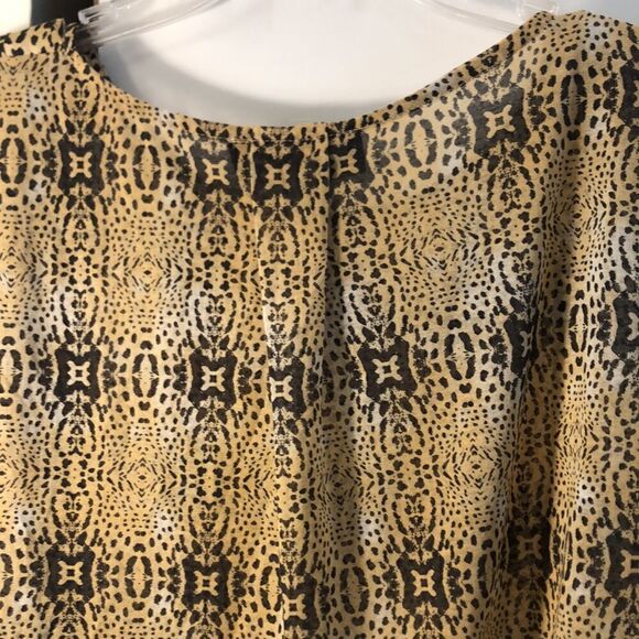 MNG BY MANGO PRINT SLEEVELESS top size 8 PREWORN - Picture 2 of 15